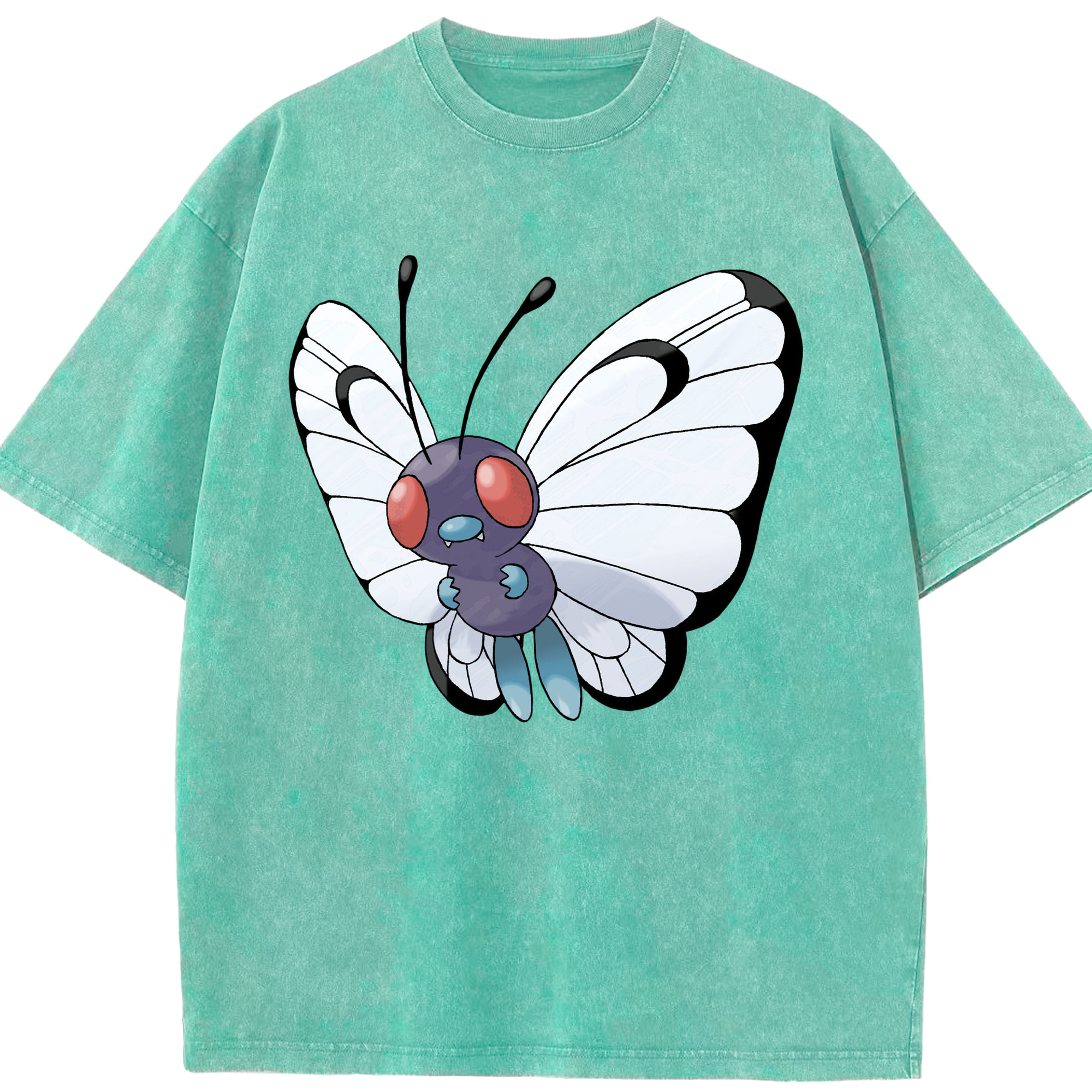 （画像用） ポケットモンスター Pokémon 綿100% ヴィンテージ風 半袖Tシャツ（フロントプリント）